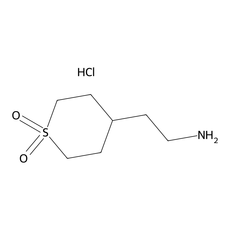 4-(2-Aminoethyl)-1lambda6-thiane-1,1-dione hydroch...