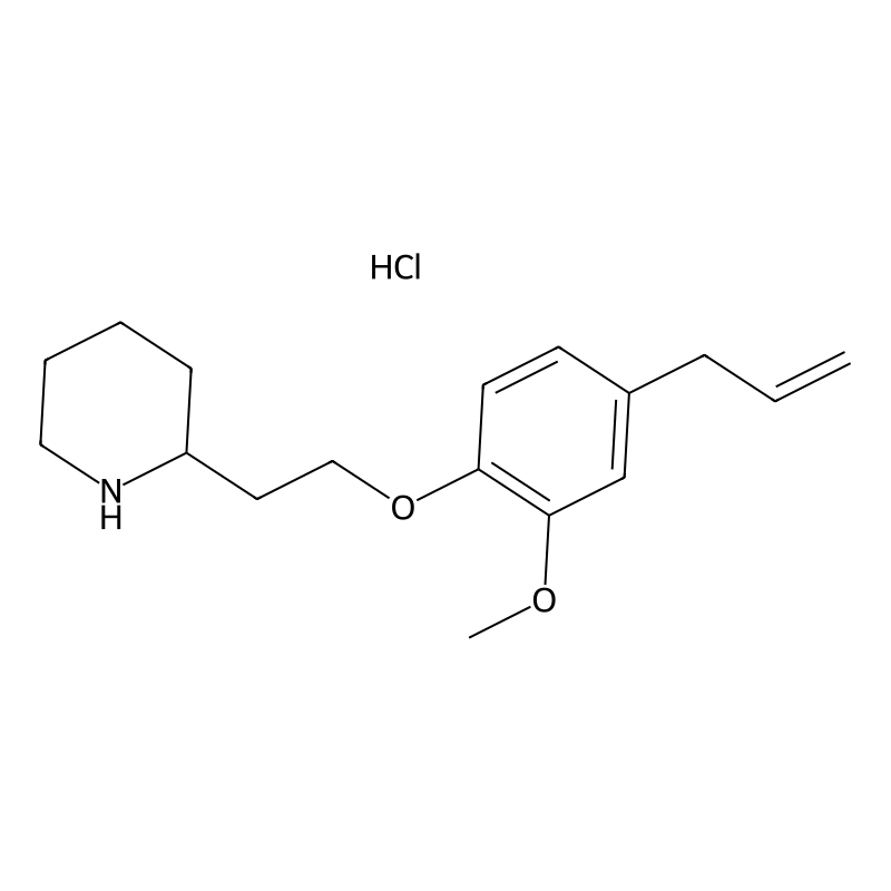 2-[2-(4-Allyl-2-methoxyphenoxy)ethyl]piperidine hy...