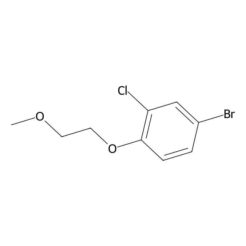 4-Bromo-2-chloro-1-(2-methoxyethoxy)benzene
