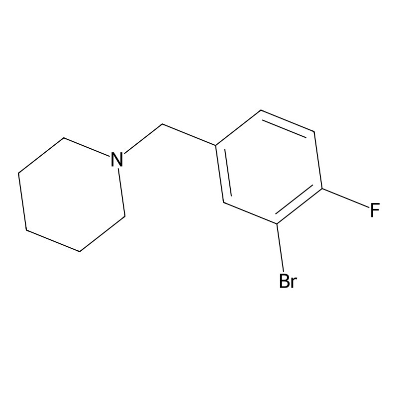 1-(3-Bromo-4-fluorobenzyl)piperidine