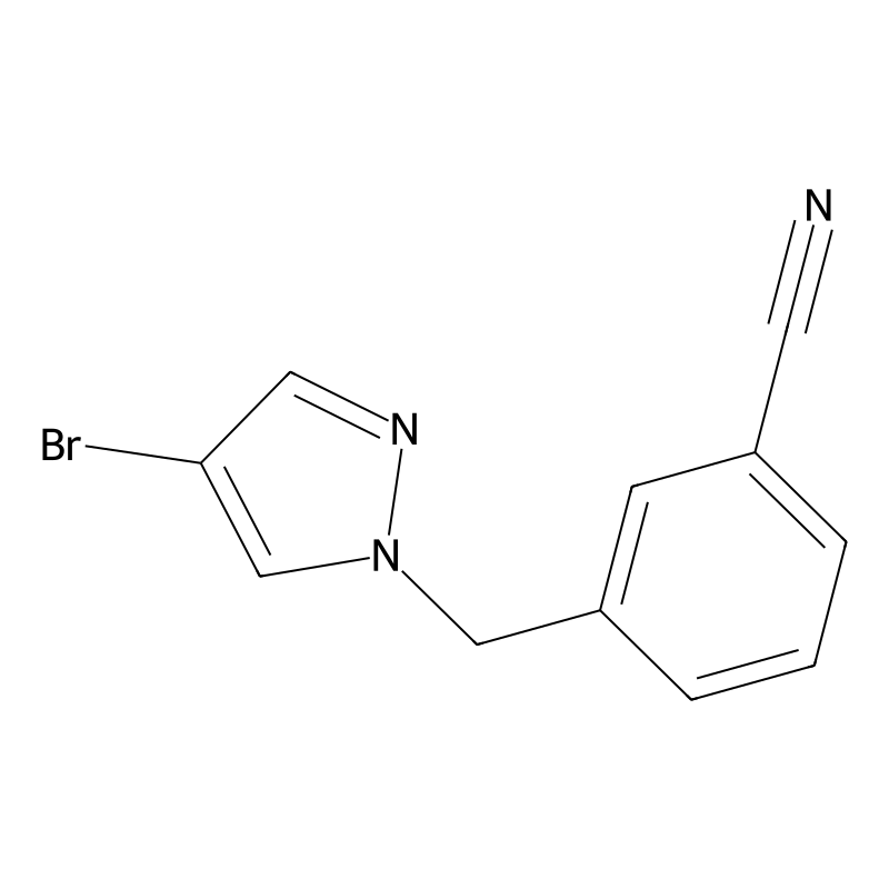 3-((4-Bromo-1H-pyrazol-1-yl)methyl)benzonitrile