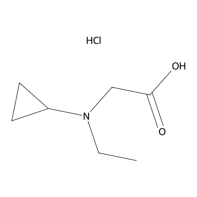 2-[Cyclopropyl(ethyl)amino]acetic acid hydrochlori...