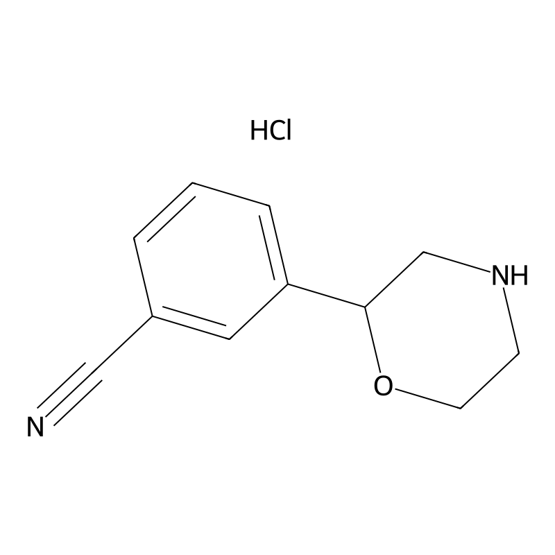 3-(Morpholin-2-yl)benzonitrile hydrochloride