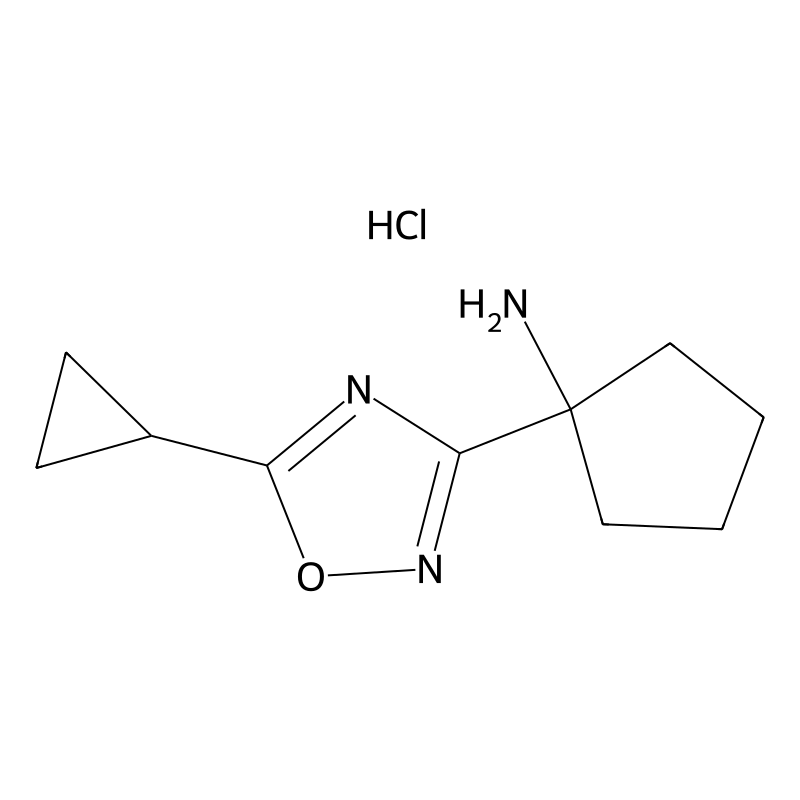 1-(5-Cyclopropyl-1,2,4-oxadiazol-3-yl)cyclopentan-...