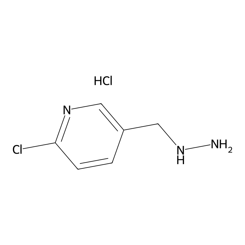 2-Chloro-5-(hydrazinylmethyl)pyridine hydrochlorid...