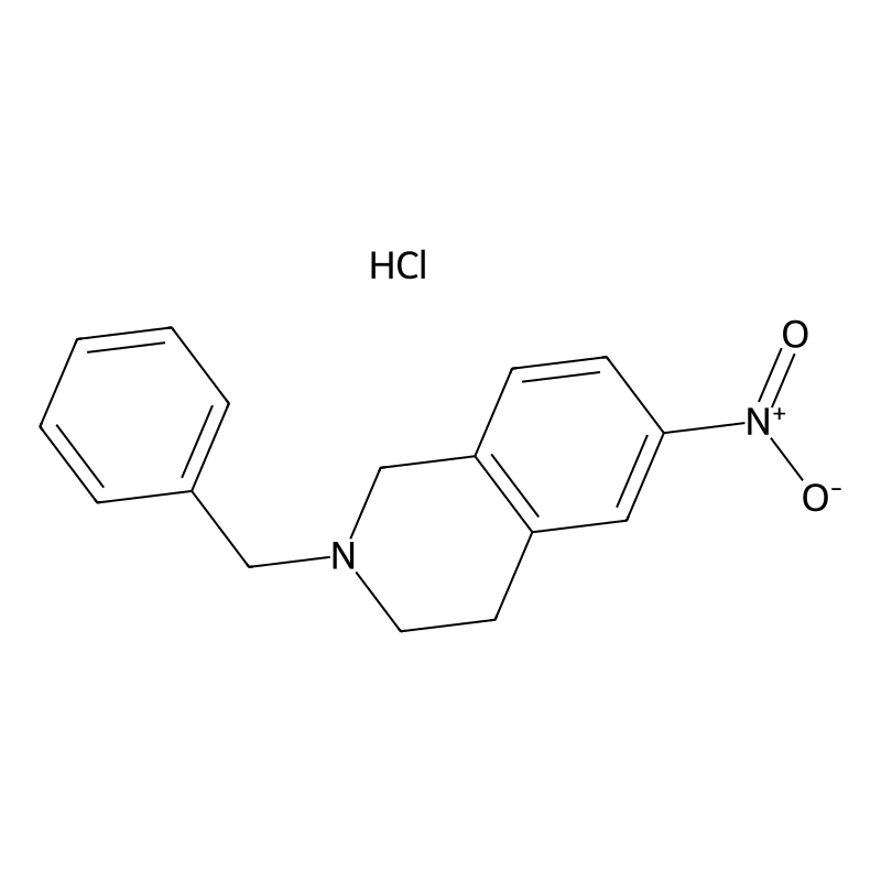 2-Benzyl-6-nitro-1,2,3,4-tetrahydroisoquinoline hy...