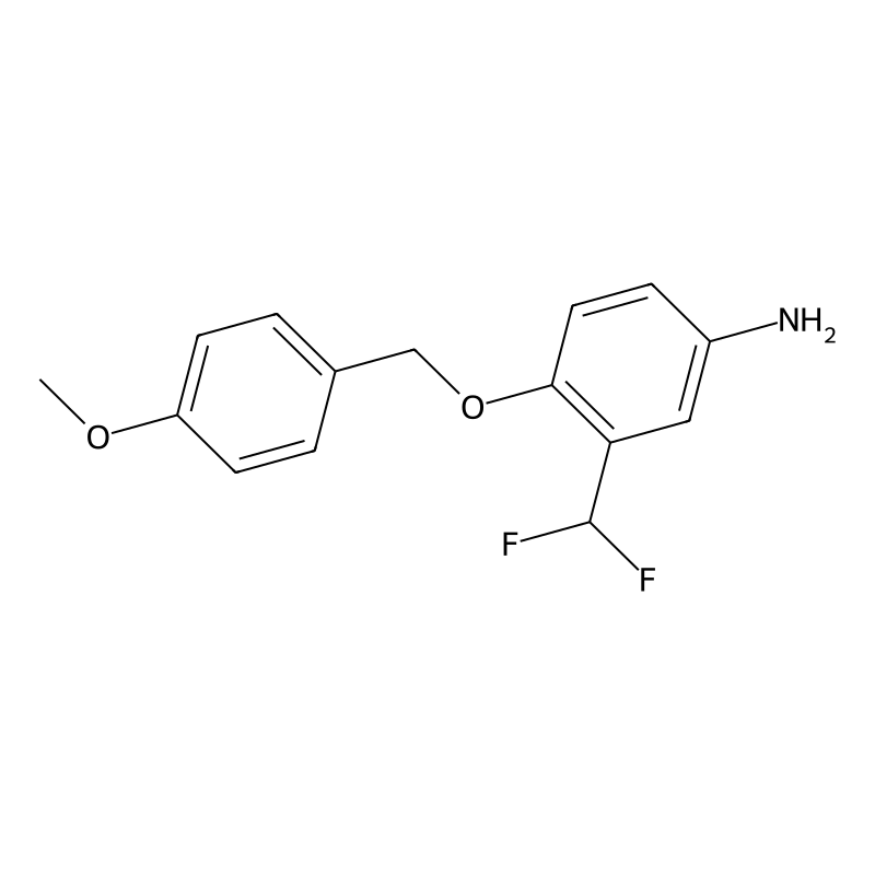 3-(Difluoromethyl)-4-((4-methoxybenzyl)oxy)aniline