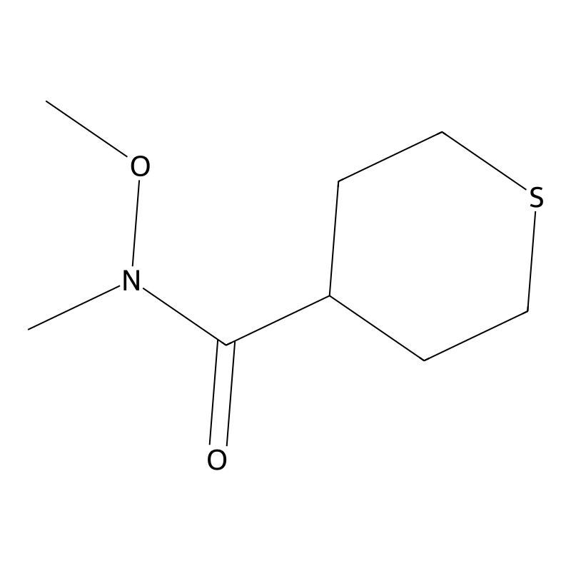 N-methoxy-N-methylthiane-4-carboxamide