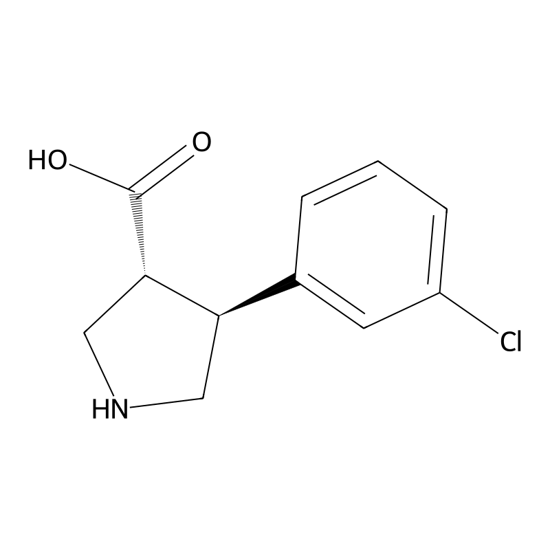 (3R,4S)-4-(3-Chlorophenyl)pyrrolidine-3-carboxylic...