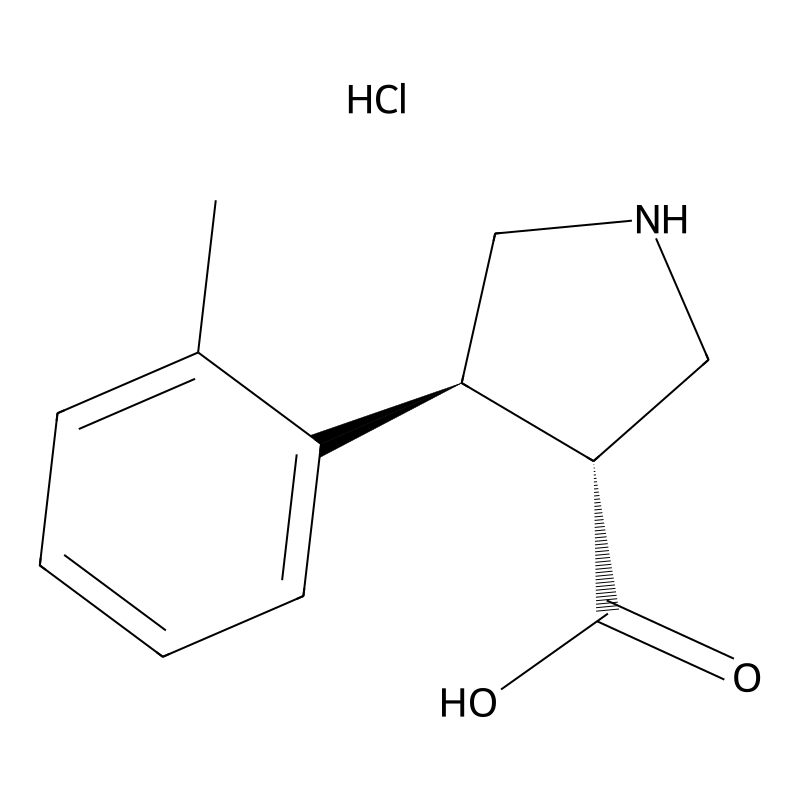 trans-4-(o-Tolyl)pyrrolidine-3-carboxylic acid hyd...