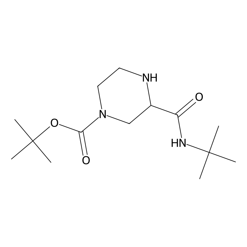 Tert-butyl 3-(tert-butylcarbamoyl)piperazine-1-car...