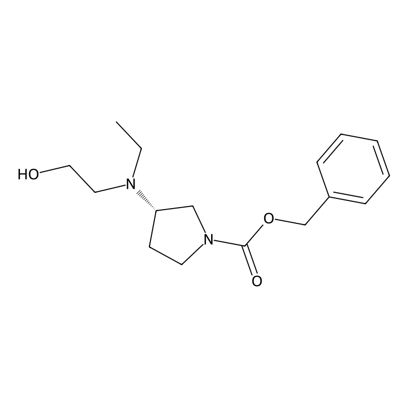 (S)-Benzyl 3-(ethyl(2-hydroxyethyl)amino)pyrrolidi...