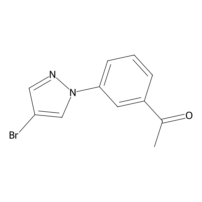 1-[3-(4-Bromo-1H-pyrazol-1-YL)phenyl]ethan-1-one