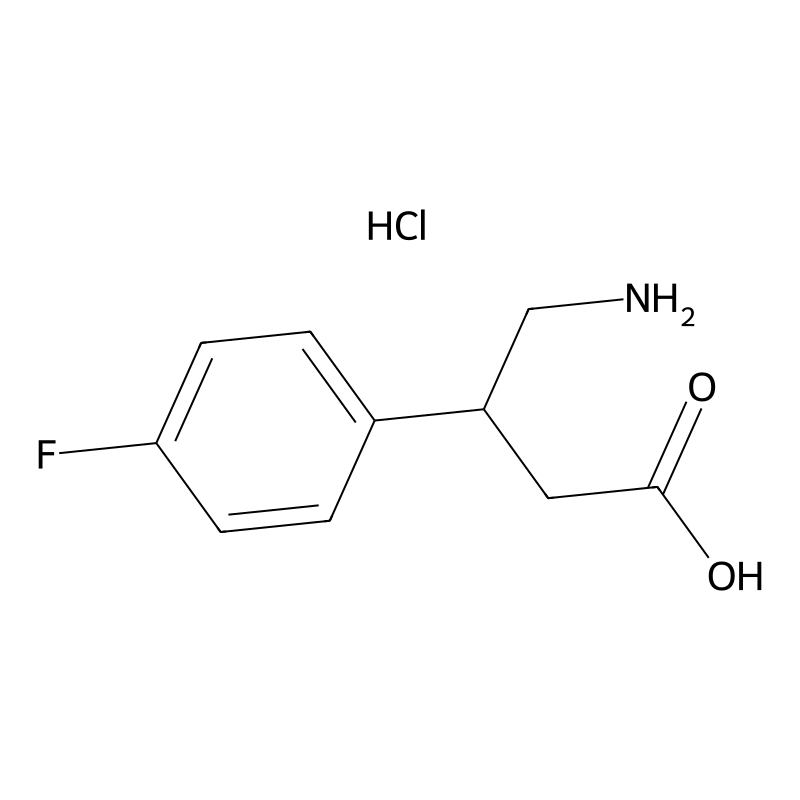 4-Amino-3-(4-fluorophenyl)butyric acid hydrochlori...