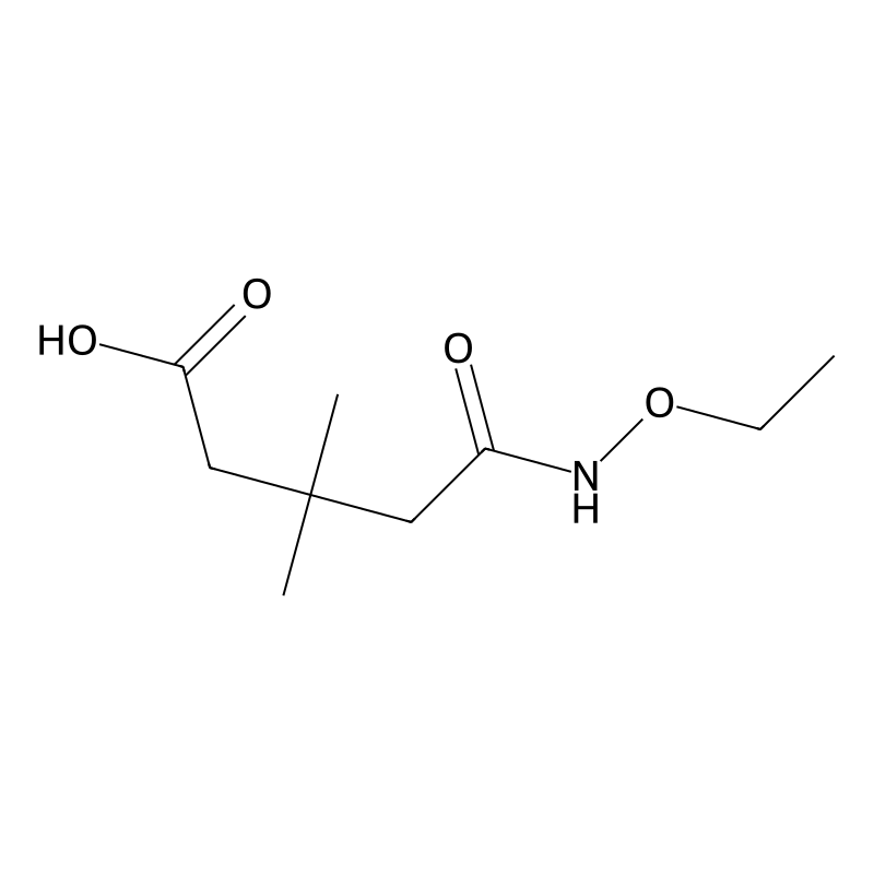 5-(Ethoxyamino)-3,3-dimethyl-5-oxopentanoic acid