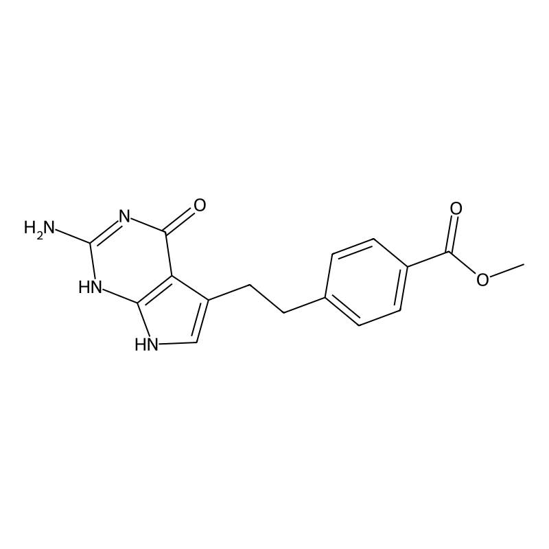 Methyl 4-(2-(2-amino-4-oxo-4,7-dihydro-3H-pyrrolo[...
