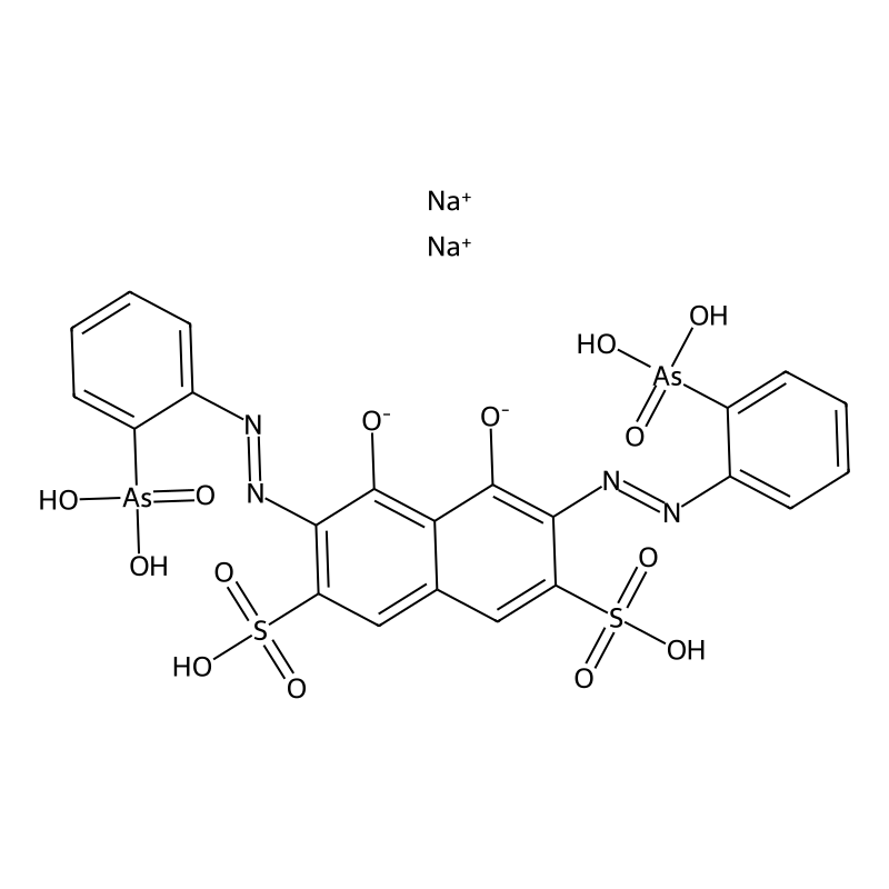 Disodium 3,6-bis((o-arsonophenyl)azo)-4,5-dihydrox...