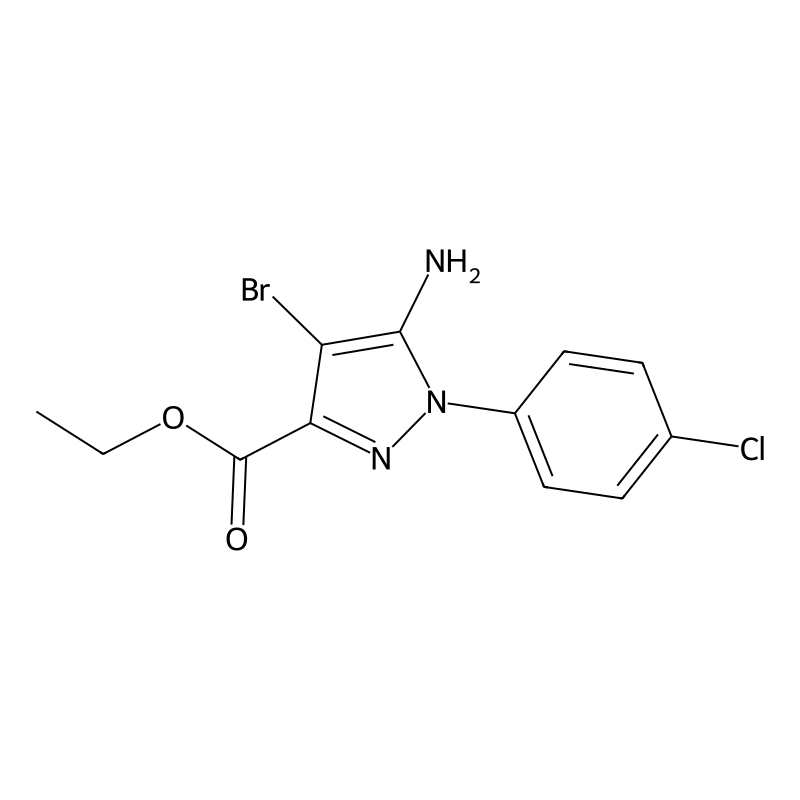 Ethyl 5-amino-4-bromo-1-(4-chlorophenyl)pyrazole-3...