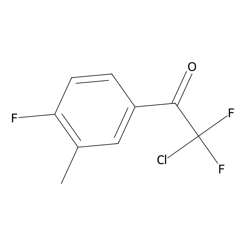 2-Chloro-2,2-difluoro-1-(4-fluoro-3-methylphenyl)e...