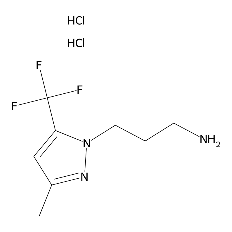 3-[3-Methyl-5-(trifluoromethyl)-1H-pyrazol-1-yl]pr...