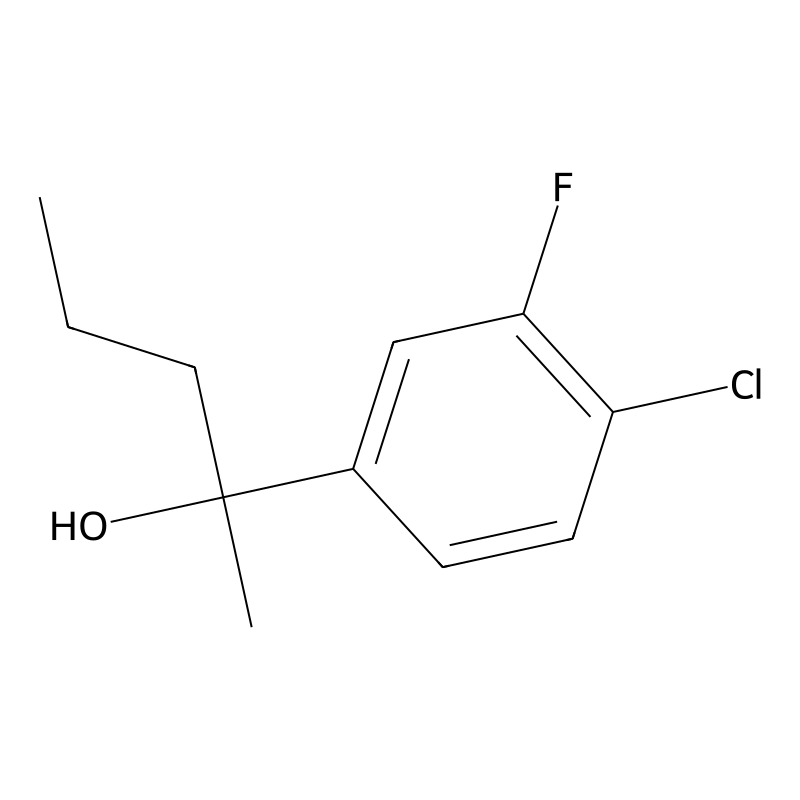 2-(4-Chloro-3-fluorophenyl)-2-pentanol