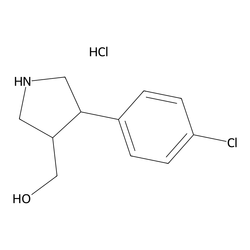 ((3S,4R)-4-(4-Chlorophenyl)pyrrolidin-3-yl)methano...