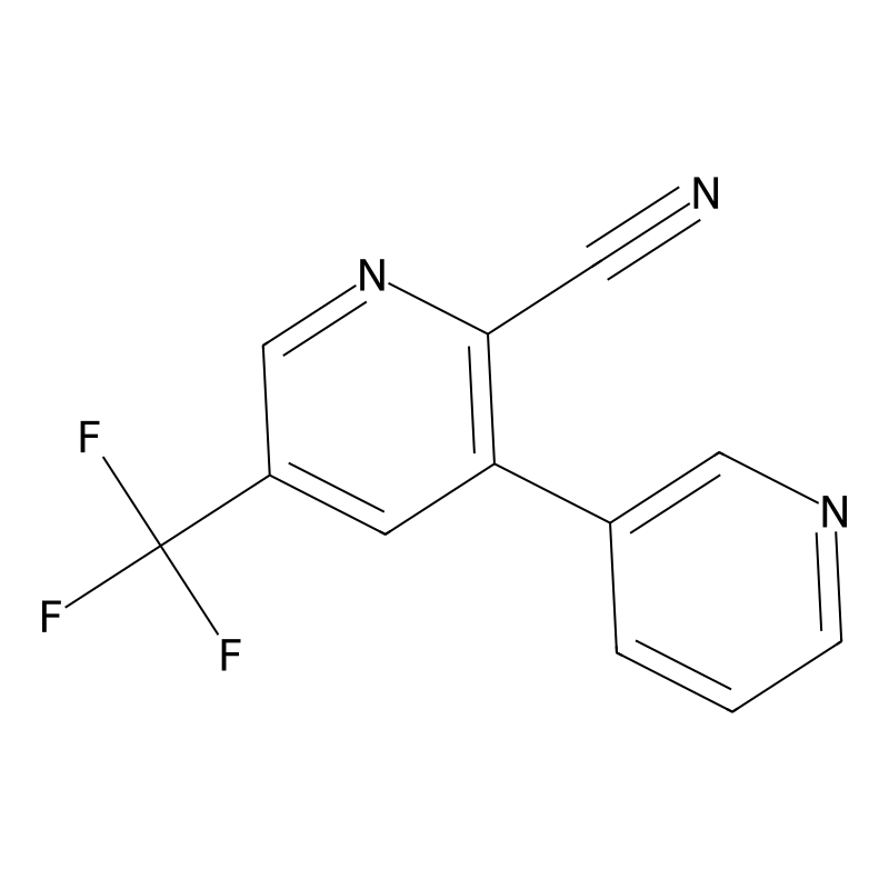 3-(Pyridin-3-yl)-5-(trifluoromethyl)picolinonitril...