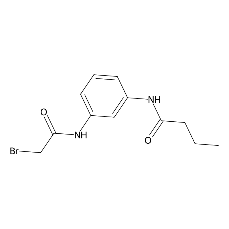 N-{3-[(2-Bromoacetyl)amino]phenyl}butanamide