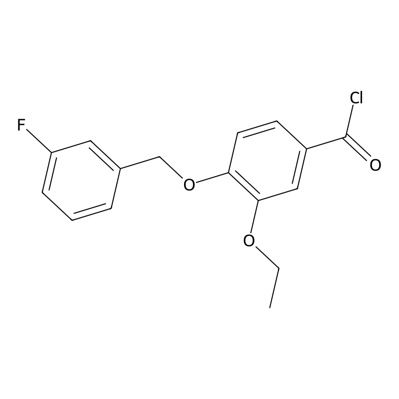 3-Ethoxy-4-[(3-fluorobenzyl)oxy]benzoyl chloride