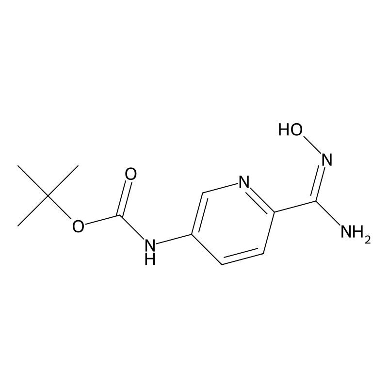 Tert-butyl N-{6-[(Z)-N'-hydroxycarbamimidoyl]pyrid...