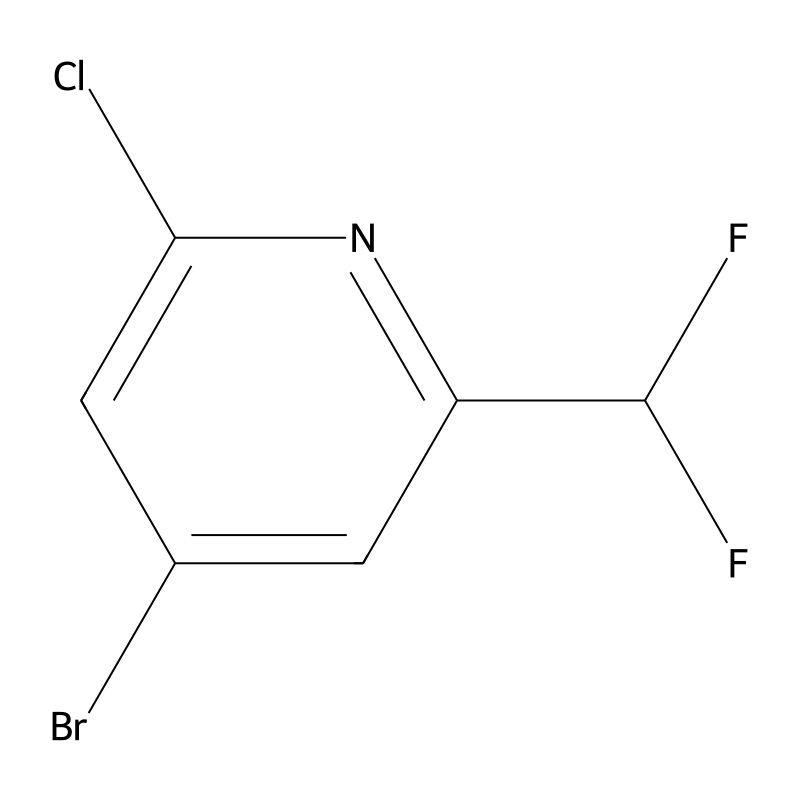 4-Bromo-2-chloro-6-(difluoromethyl)pyridine