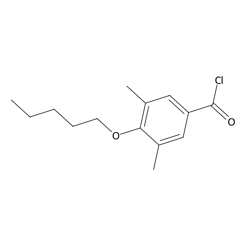 3,5-Dimethyl-4-(pentyloxy)benzoyl chloride