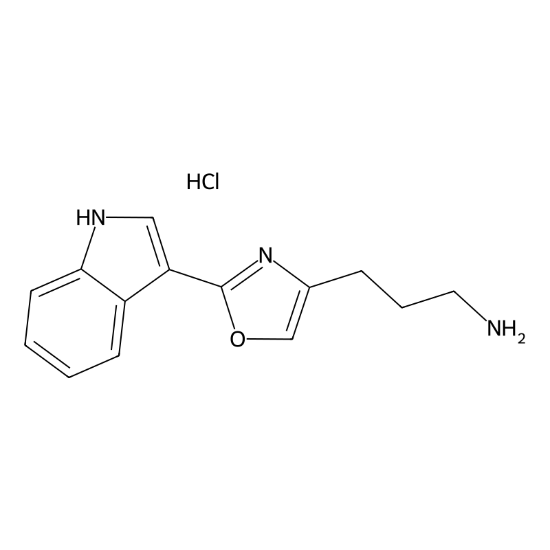 3-(2-(1H-indol-3-yl)oxazol-4-yl)propan-1-amine hyd...