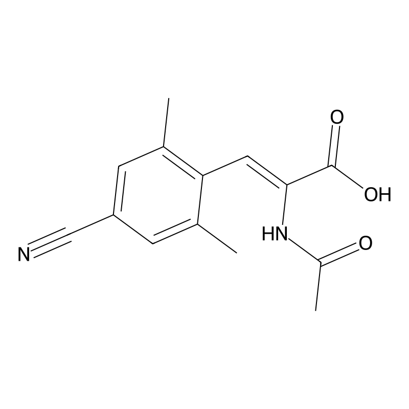(Z)-2-acetamido-3-(4-cyano-2,6-dimethylphenyl)acry...