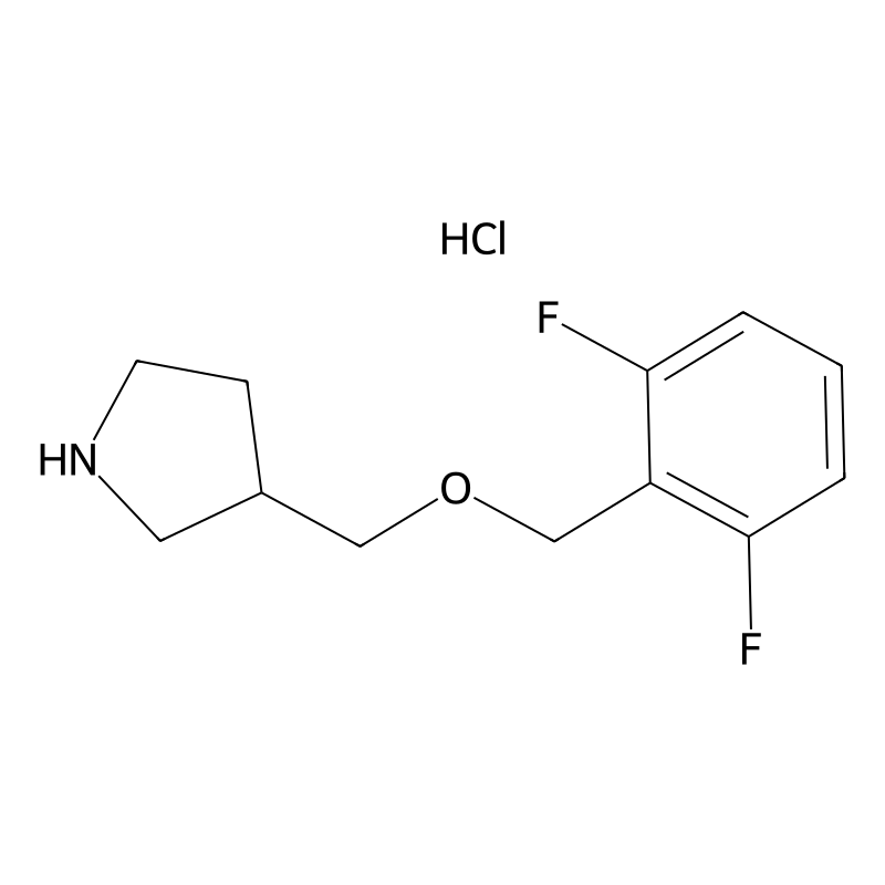 3-(((2,6-Difluorobenzyl)oxy)methyl)pyrrolidine hyd...