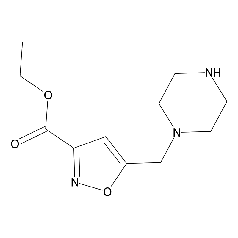 Ethyl 5-piperazin-1-ylmethylisoxazole-3-carboxylat...