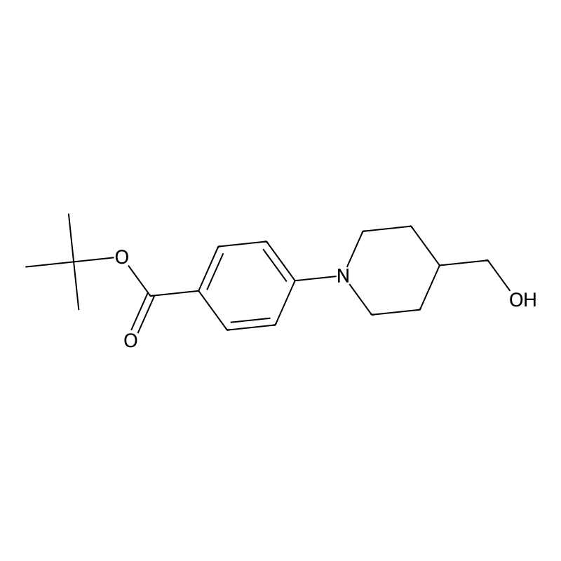 tert-Butyl 4-(4-(hydroxymethyl)piperidin-1-yl)benz...