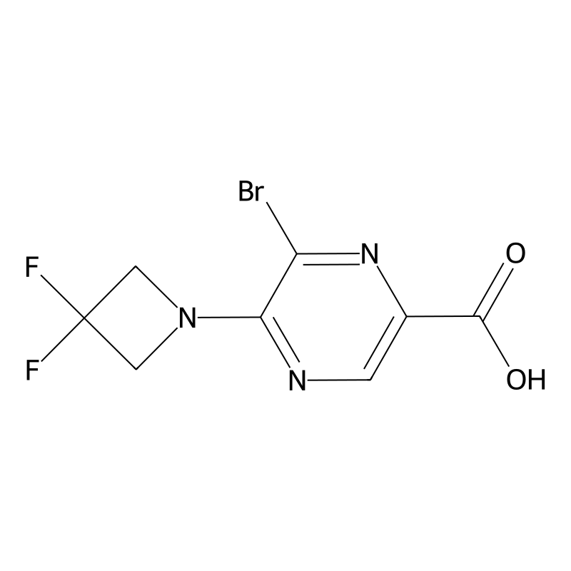6-Bromo-5-(3,3-difluoro-azetidin-1-yl)-pyrazine-2-...