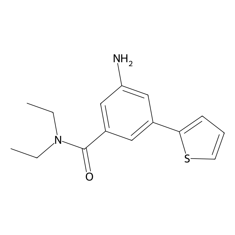 3-Amino-N,N-diethyl-5-thiophen-2-yl-benzamide