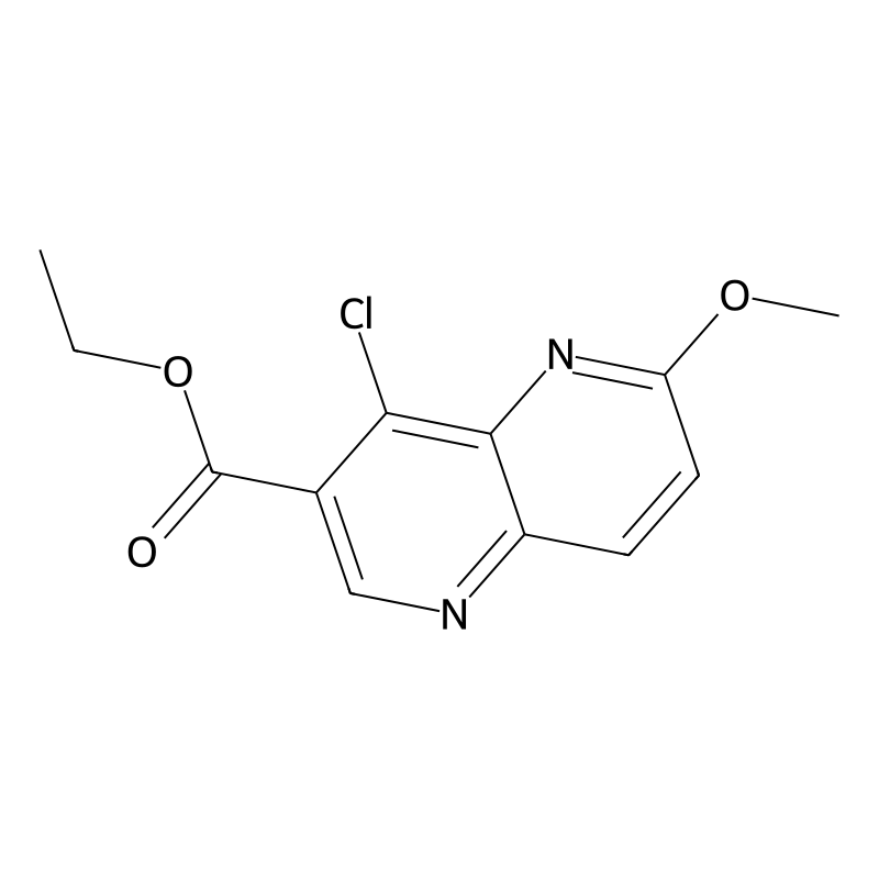 Ethyl 4-chloro-6-methoxy-1,5-naphthyridine-3-carbo...