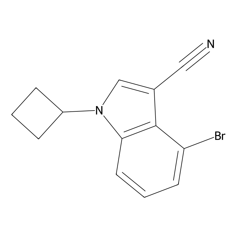 4-Bromo-1-cyclobutyl-1H-indole-3-carbonitrile