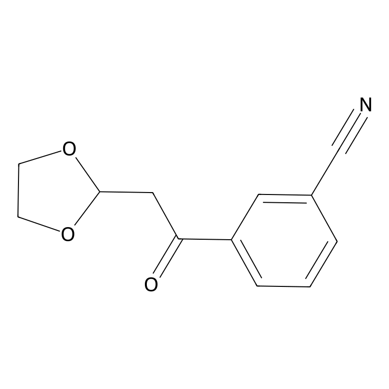 1-(3-Cyano-phenyl)-2-(1,3-dioxolan-2-yl)-ethanone