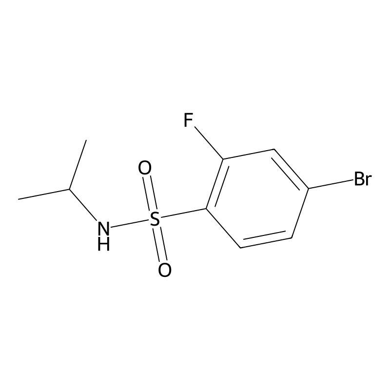 4-bromo-2-fluoro-N-isopropylbenzenesulfonamide