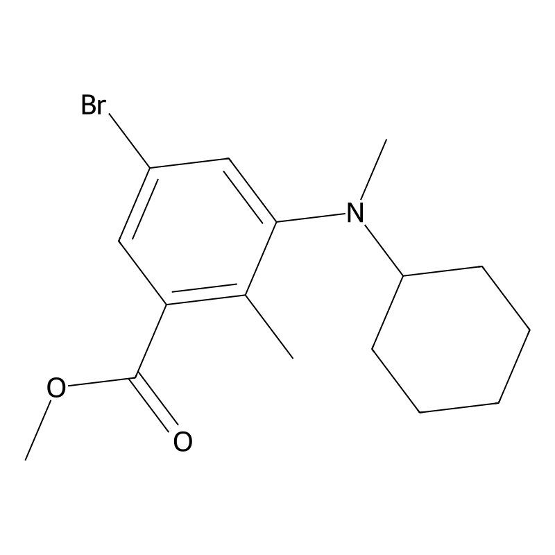 Methyl 5-bromo-3-(cyclohexyl(methyl)amino)-2-methy...
