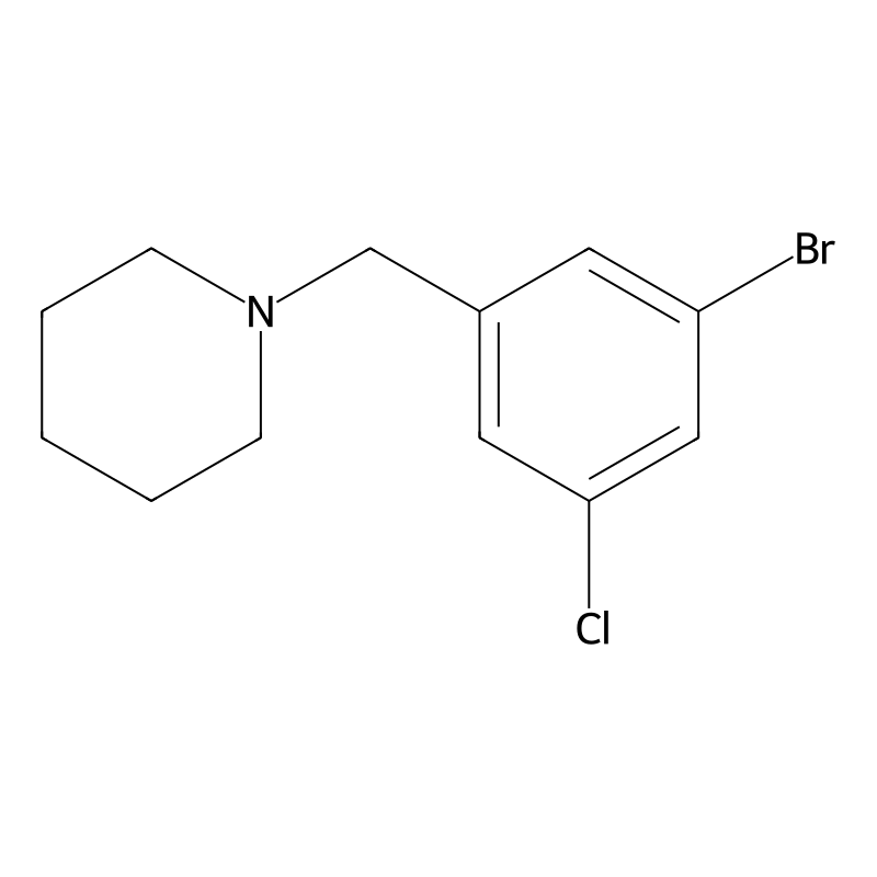 1-(3-Bromo-5-chlorobenzyl)piperidine
