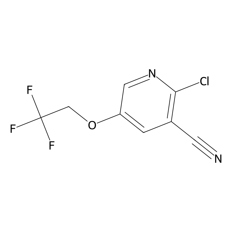 2-Chloro-5-(2,2,2-trifluoroethoxy)nicotinonitrile