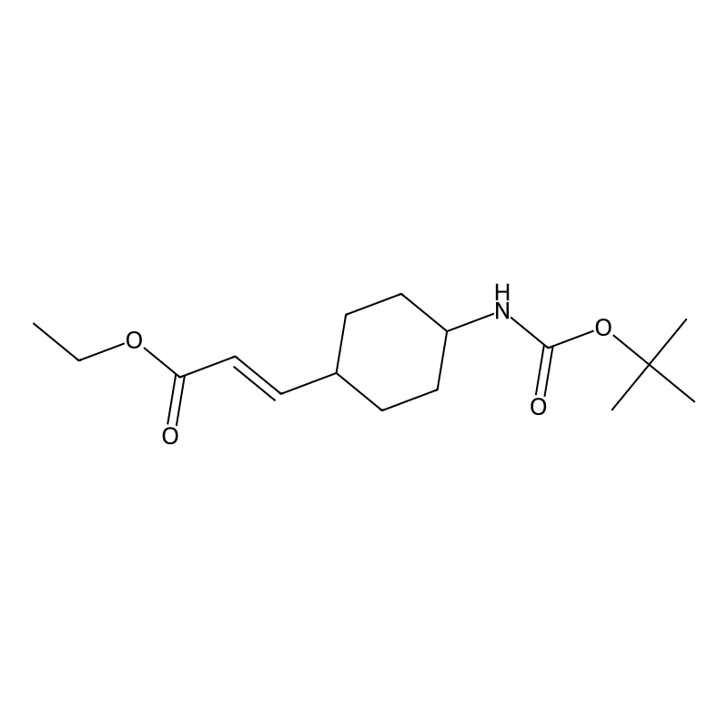ethyl (2E)-3-{trans-4-[(tert-butoxycarbonyl)amino]...