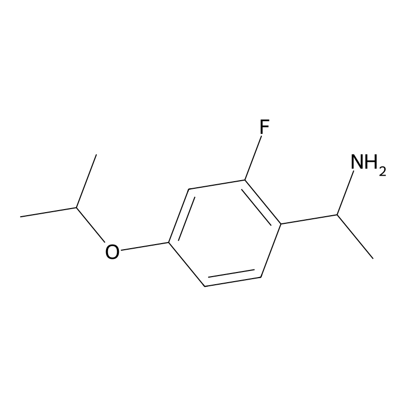 1-[2-Fluoro-4-(propan-2-yloxy)phenyl]ethan-1-amine