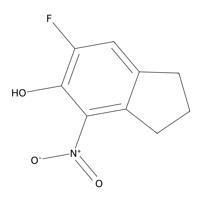 6-Fluoro-4-nitro-2,3-dihydro-1H-inden-5-ol