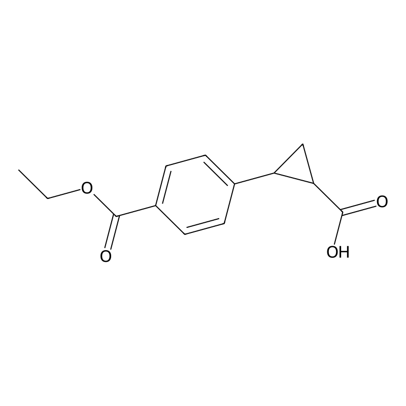 2-[4-(ethoxycarbonyl)phenyl]cyclopropane-1-carboxy...